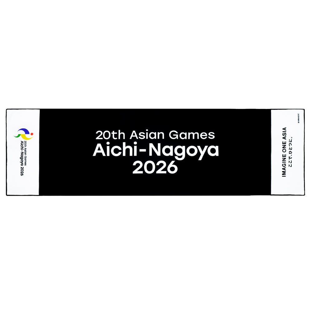 フラッグタオル エンブレム 黒 【アジア】003 001 – Aichi-Nagoya 2026