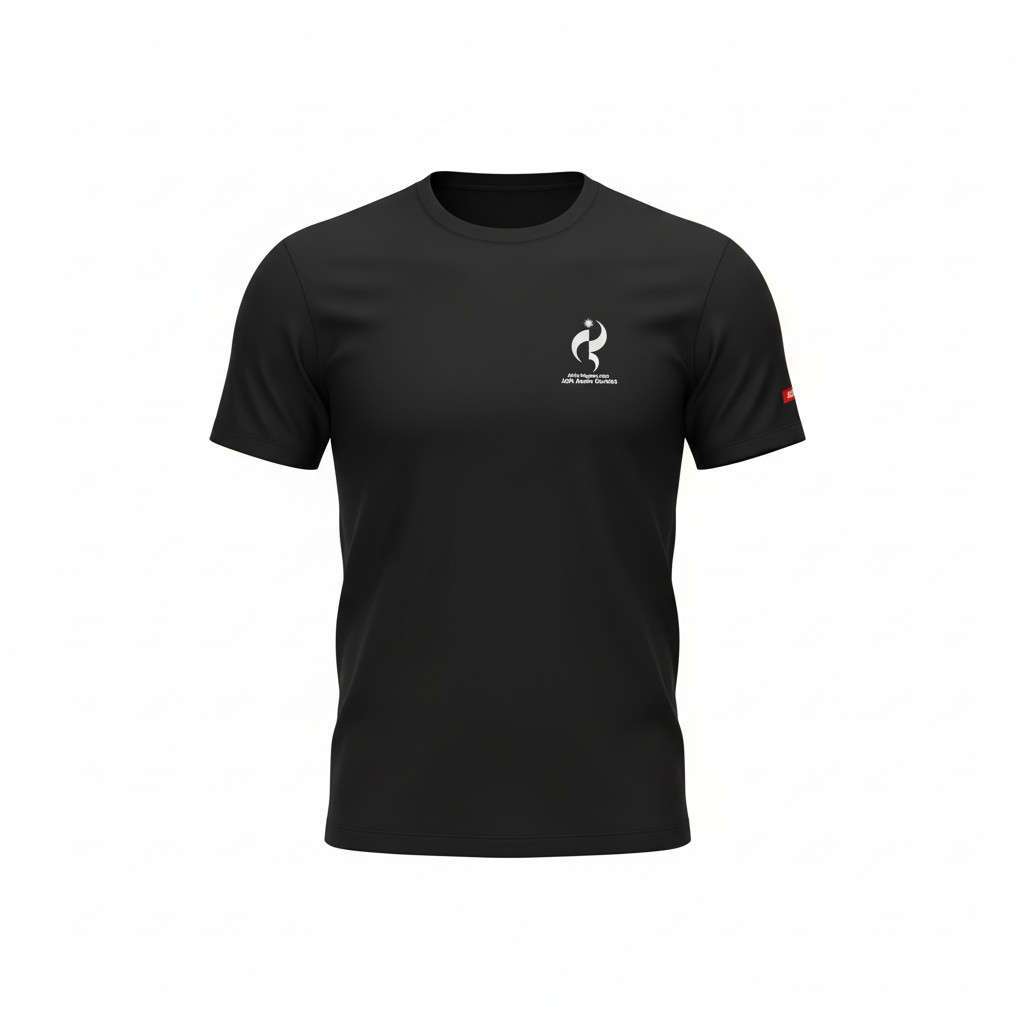 Tシャツ　エンブレム01　ブラック【アジア】