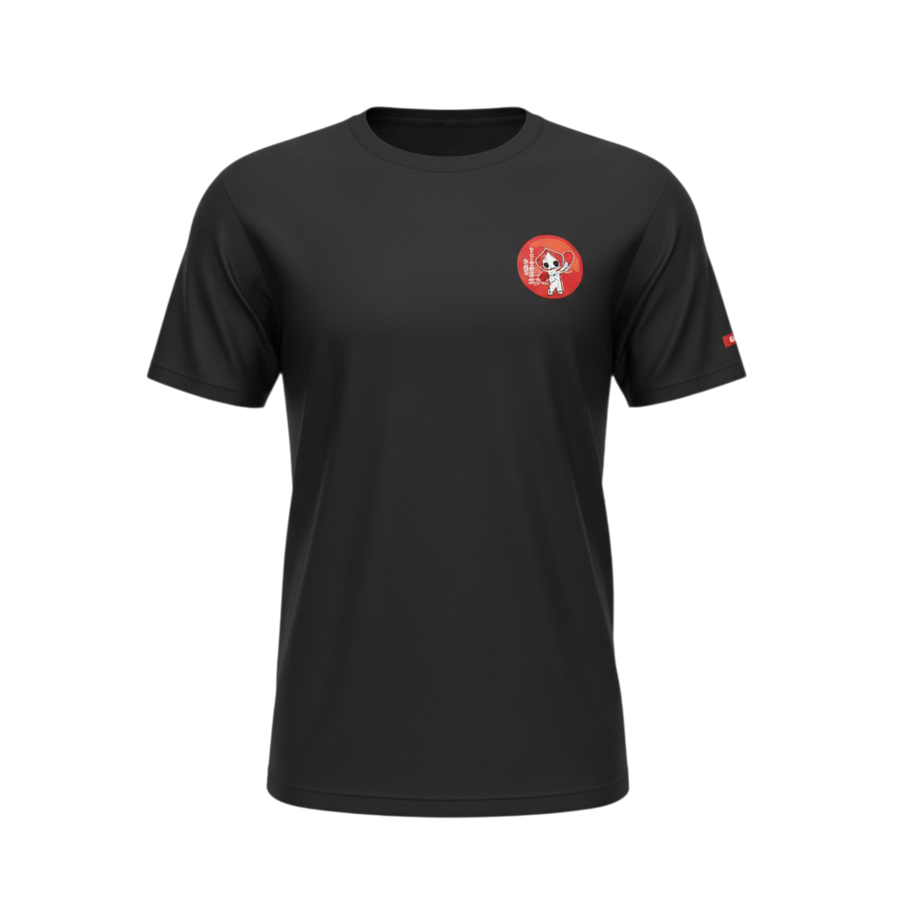 Tシャツ マスコット01 ブラック【アジア】