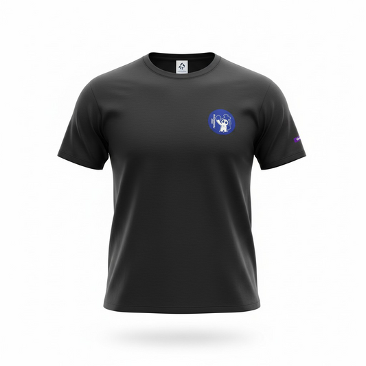 Tシャツ マスコット01 ブラック【パラ】