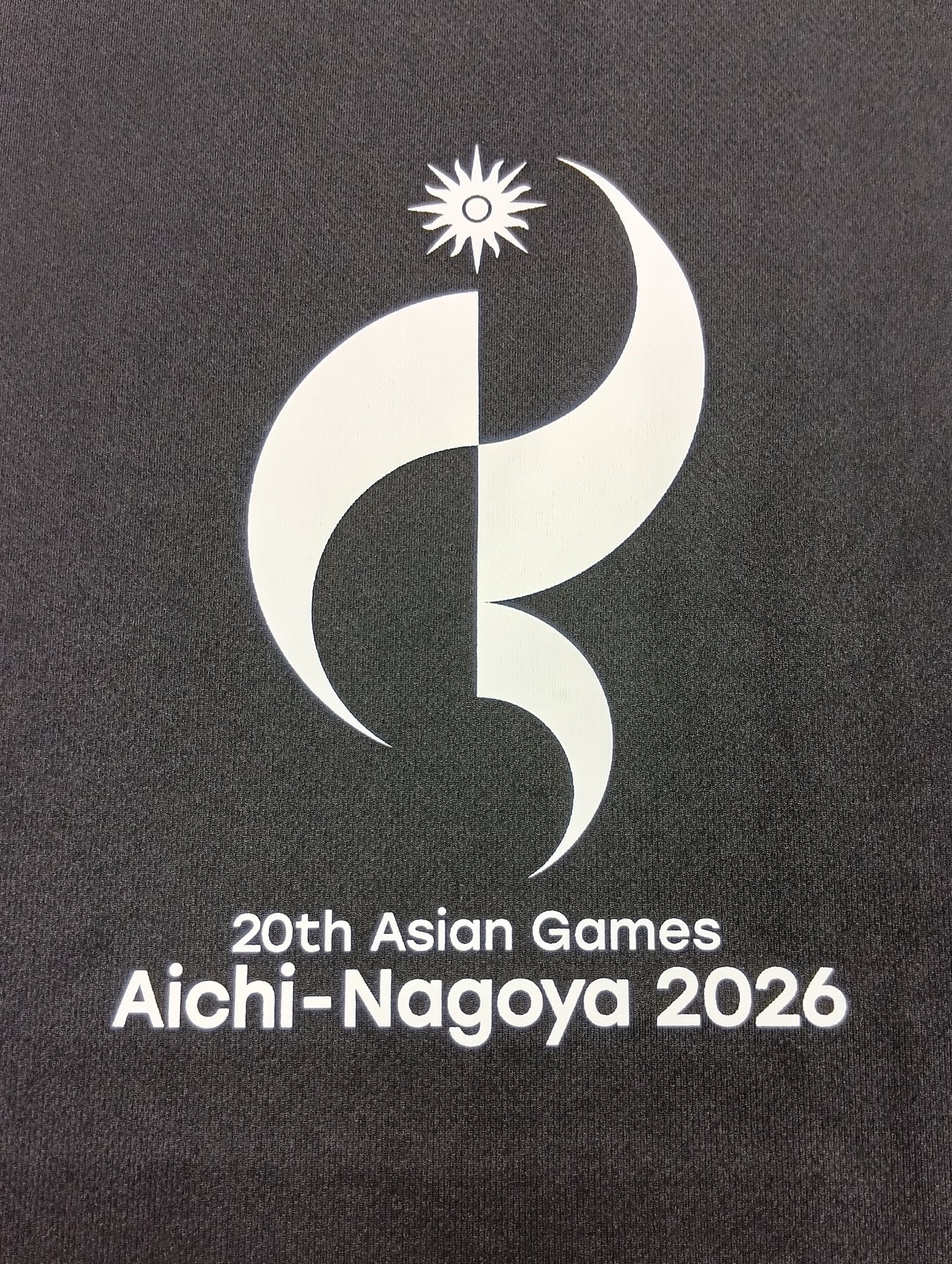第20回アジア競技大会Tシャツ エンブレム02 ブラック