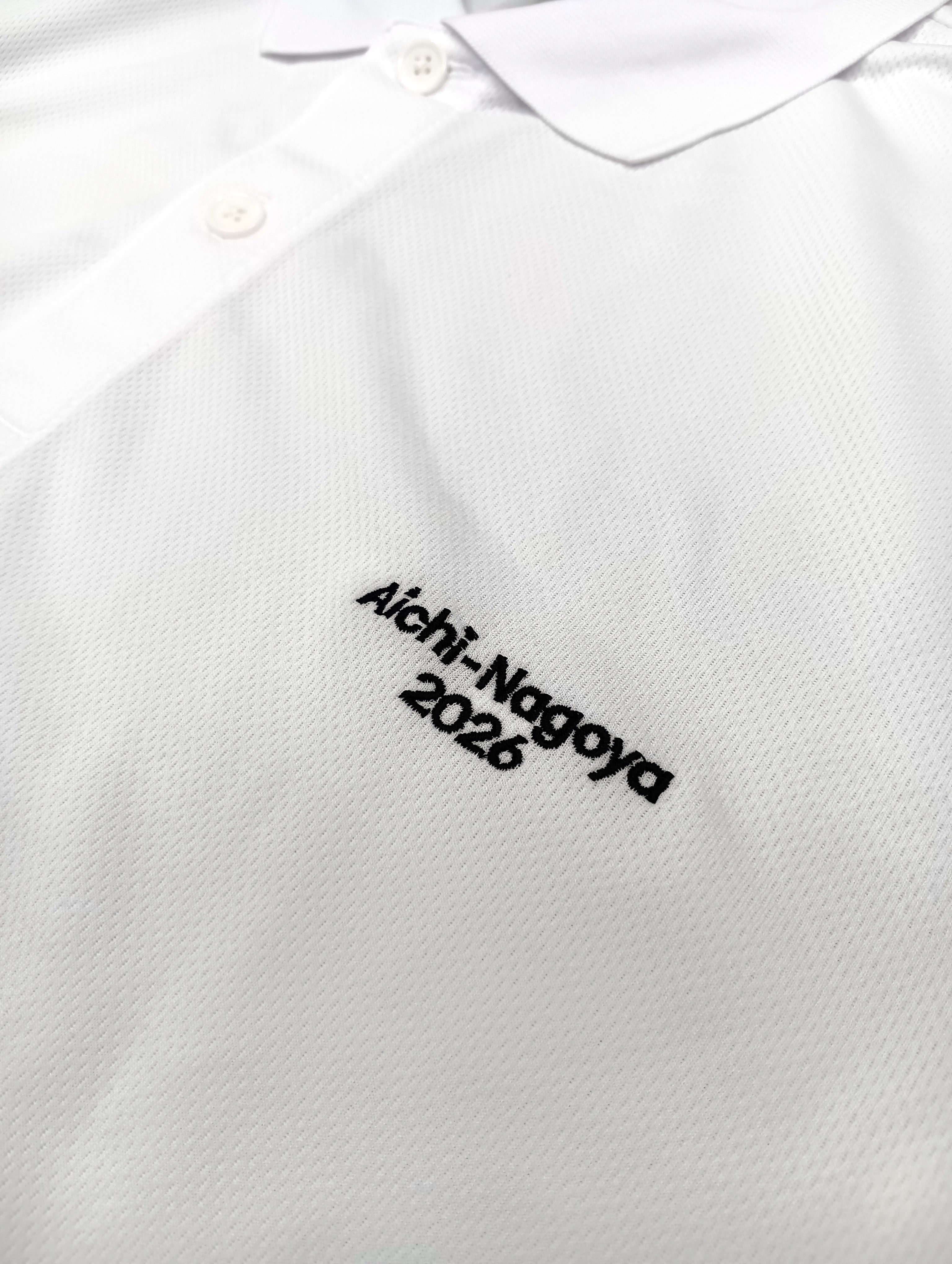 Aichi-Nagoya2026 ポロシャツ ロゴ01 ホワイト – Aichi-Nagoya 2026