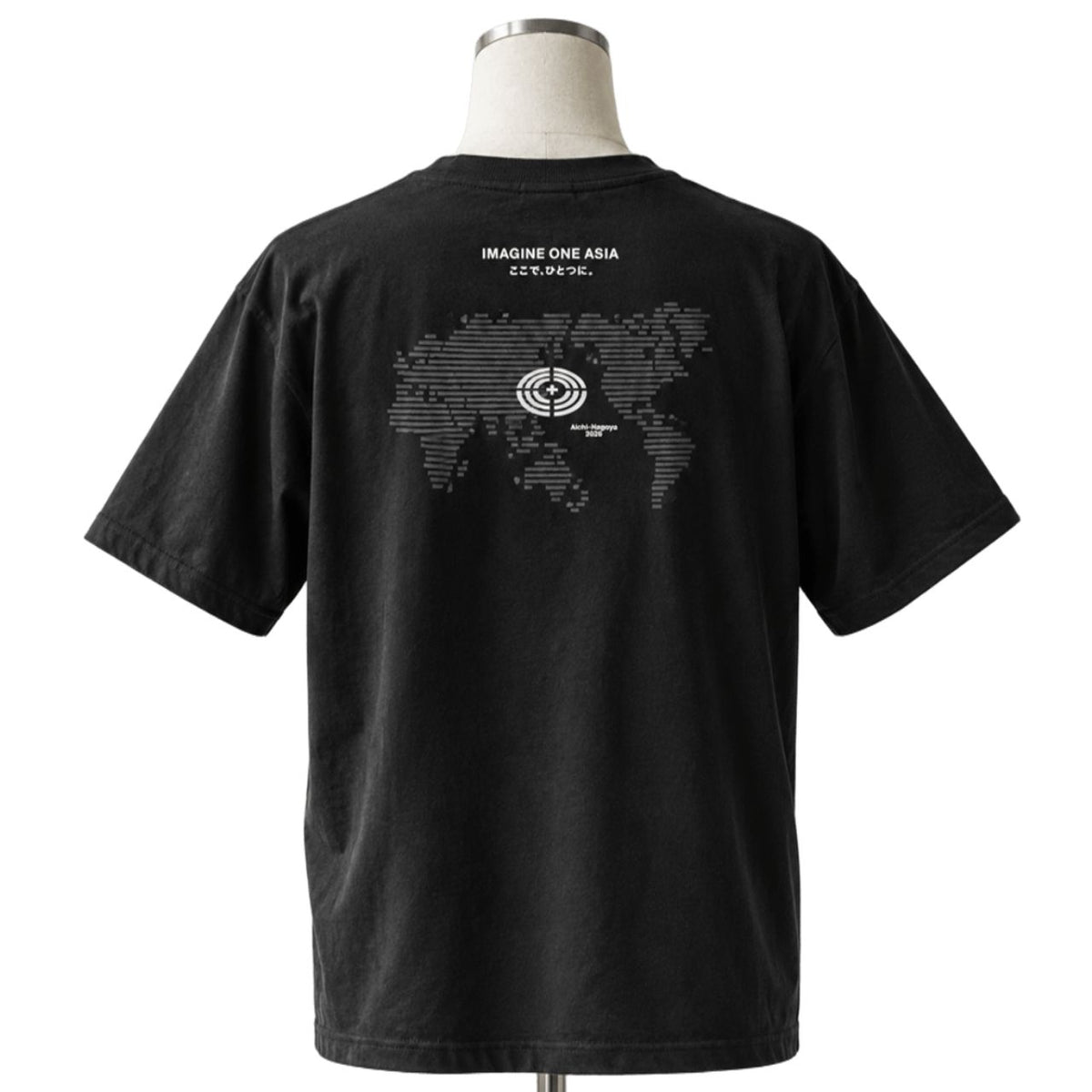 日本製アップサイクルTシャツ ブラック【アジア】024 001