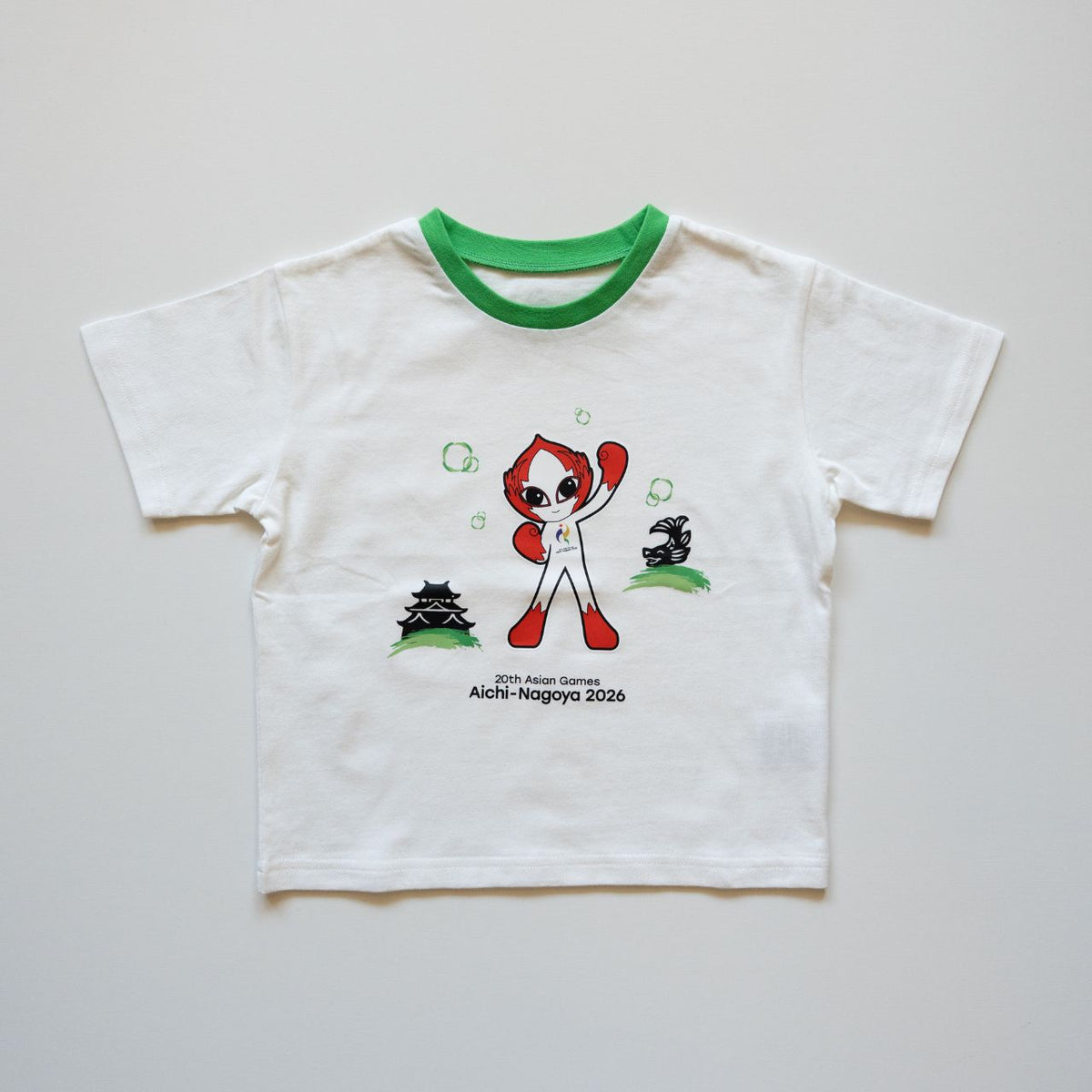 メモリー親子ペアTシャツキッズ　ホワイト【アジア】024 001